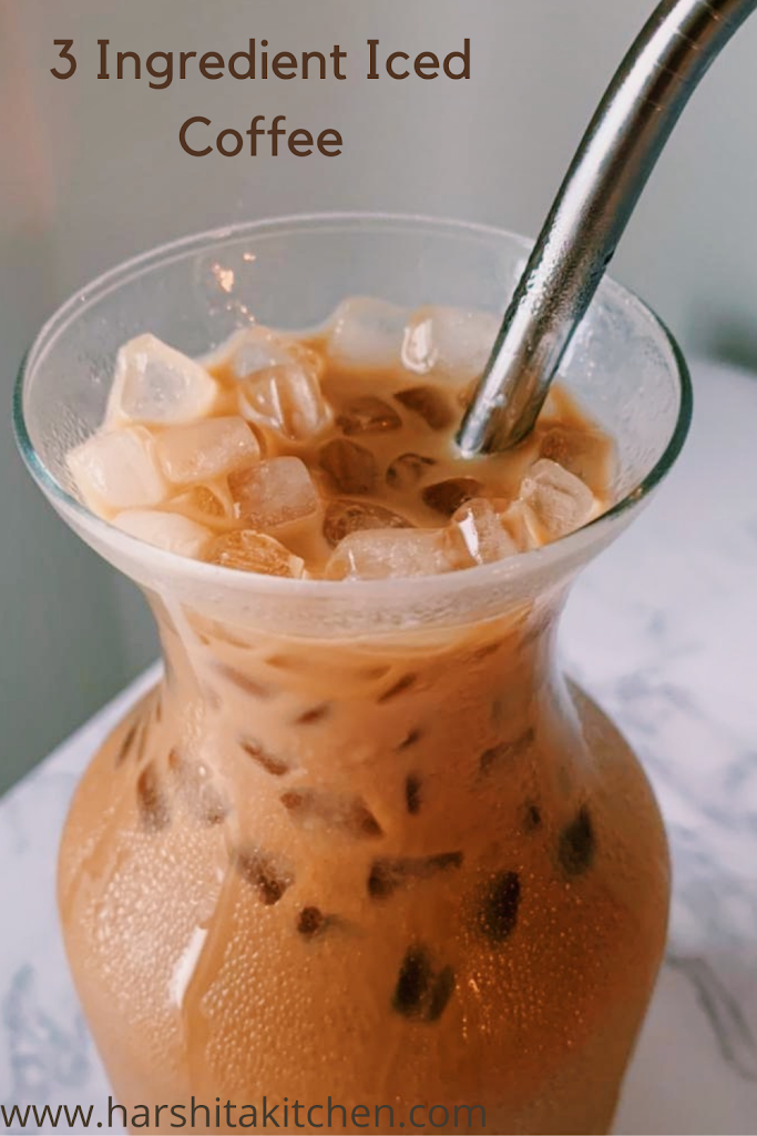 3 Ingredient Easy Iced Coffee Recipe