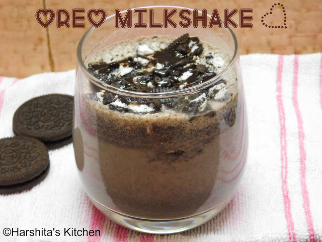 Oreo Milkshake | How to Make Oreo Milkshake? Cookies and Cream Milkshake