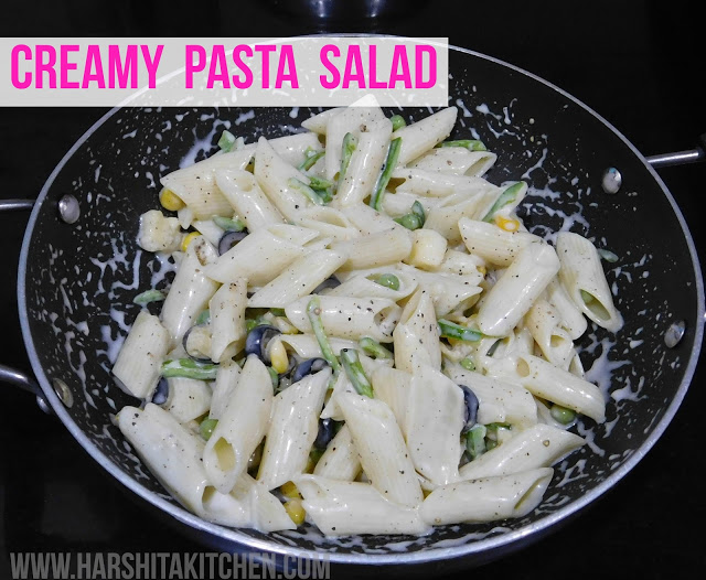 Creamy Pasta Salad Recipe/ Cold Pasta Salad Recipe/ Recipe for Pasta Salad