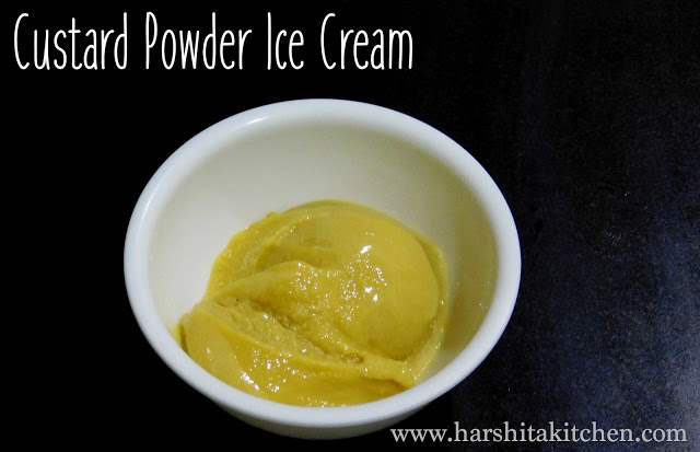 Vanilla Custard Powder Ice Cream // 5 Ingredients Ice Cream (No Ice Cream Machine)