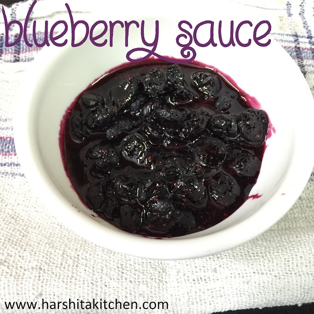 Blueberry Sauce Recipe | Blueberry Cake Filling Recipe