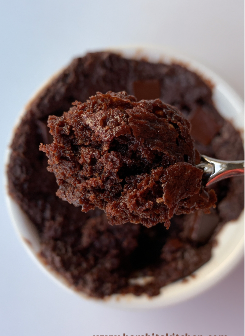 Gluten Free Mug Brownie in 1 Minute