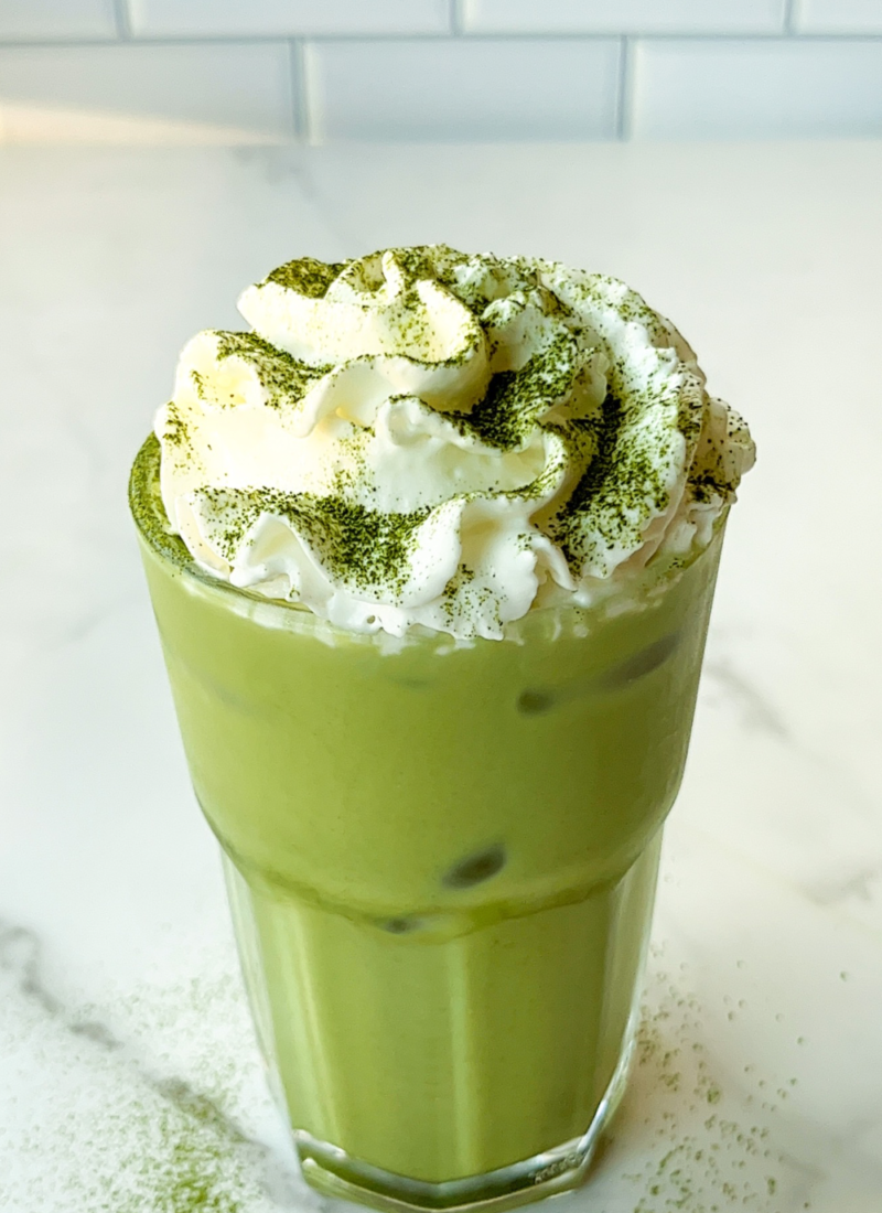 Shaken Brown Sugar Matcha Latte