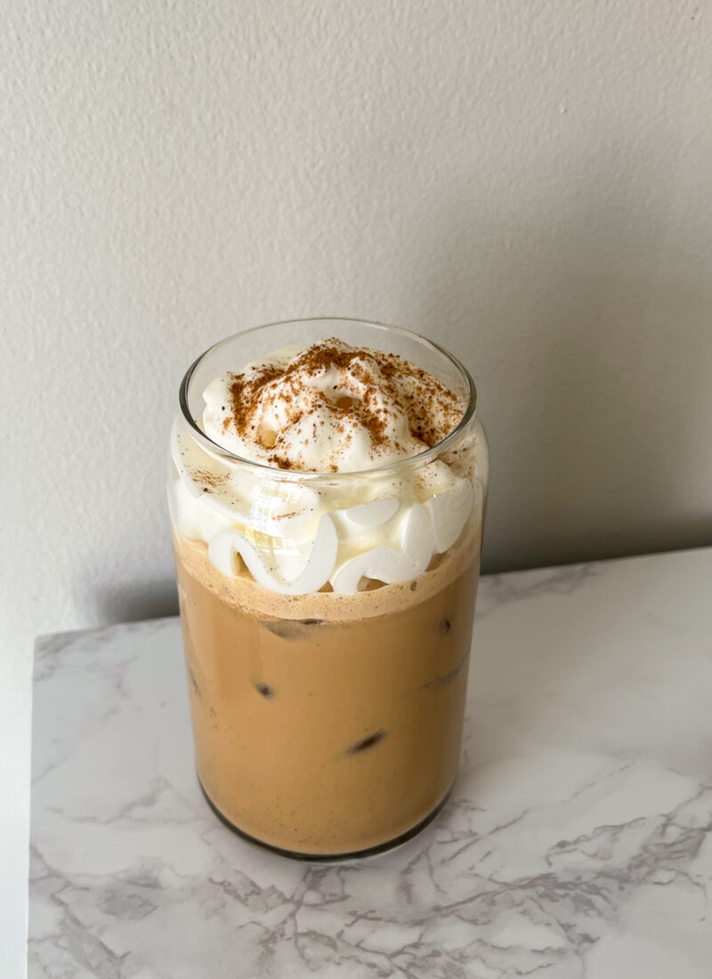 Iced Pumpkin Spice Latte